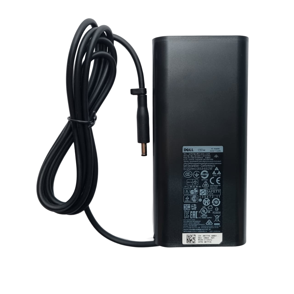 CARGADOR PARA LAPTOP DELL 19.5V 6.67A 130WATTS PLUG 4.5*3.0
