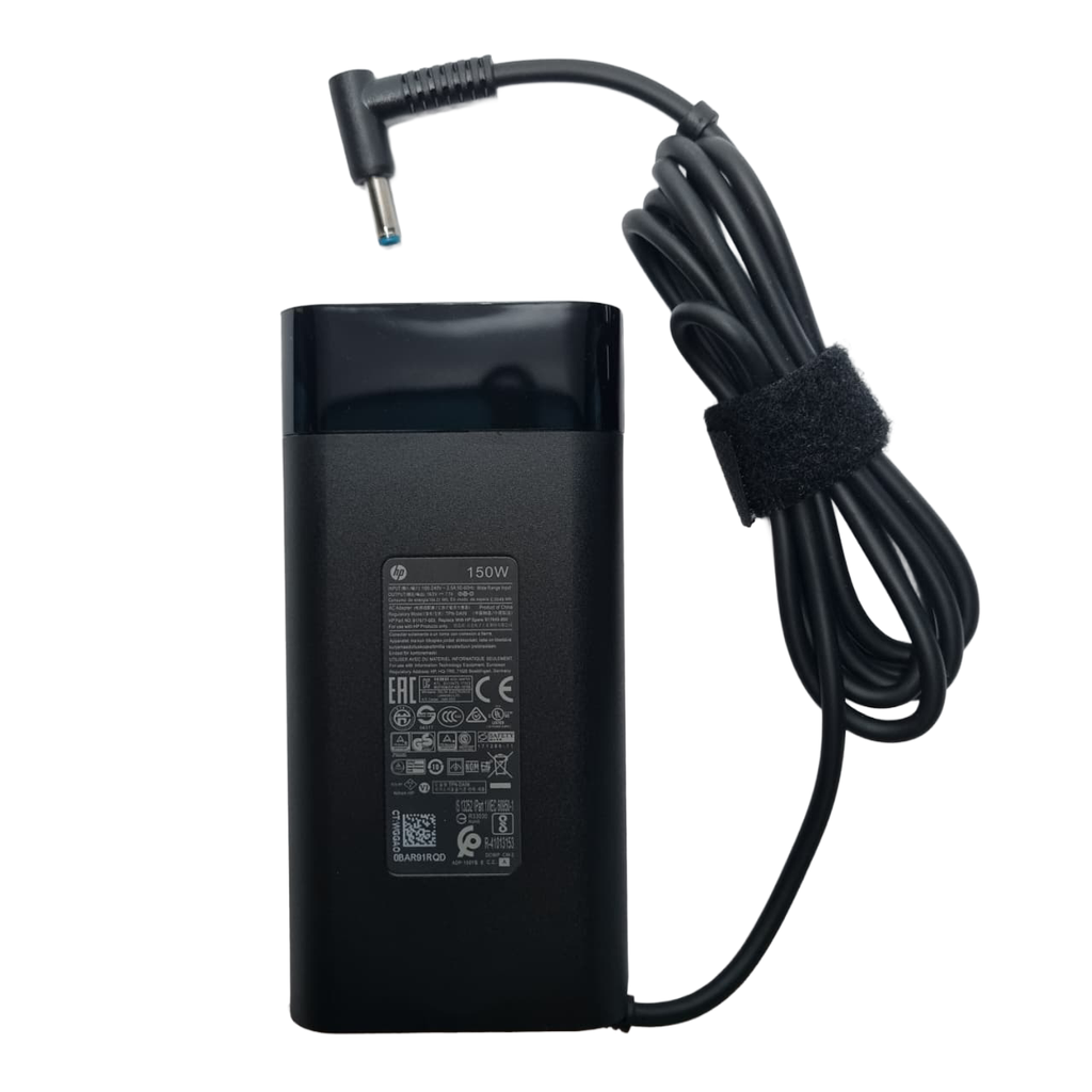 CARGADOR PARA LAPTOP HP 19.5V 7.7A 150W (4.5*3.0MM CELESTE) SLIM OVALADO