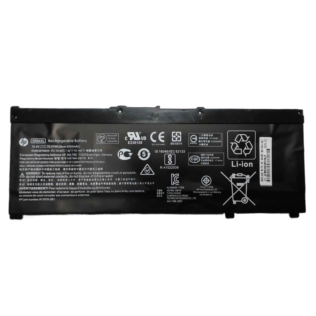 BATERIA HP SR04XL – OMEN 15-CE 15-DC.