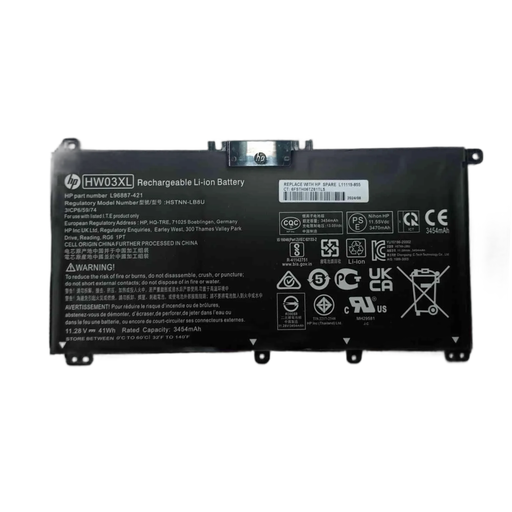 BATERIA PARA HP HW03XL – 15-EG 15-EH 17-CN 14-FQ 15-GW 